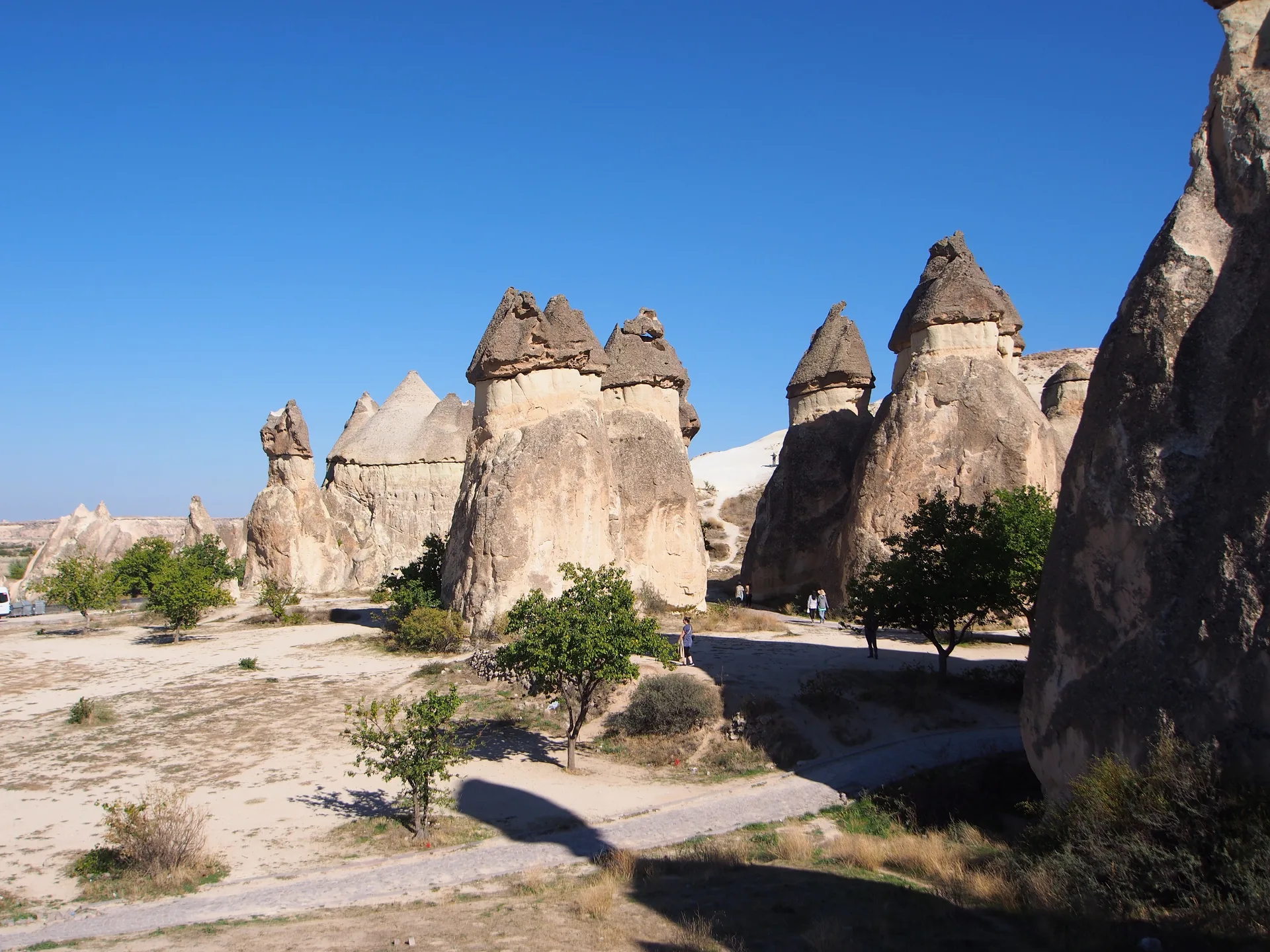 Paşabağları vadisindeki peri bacaları